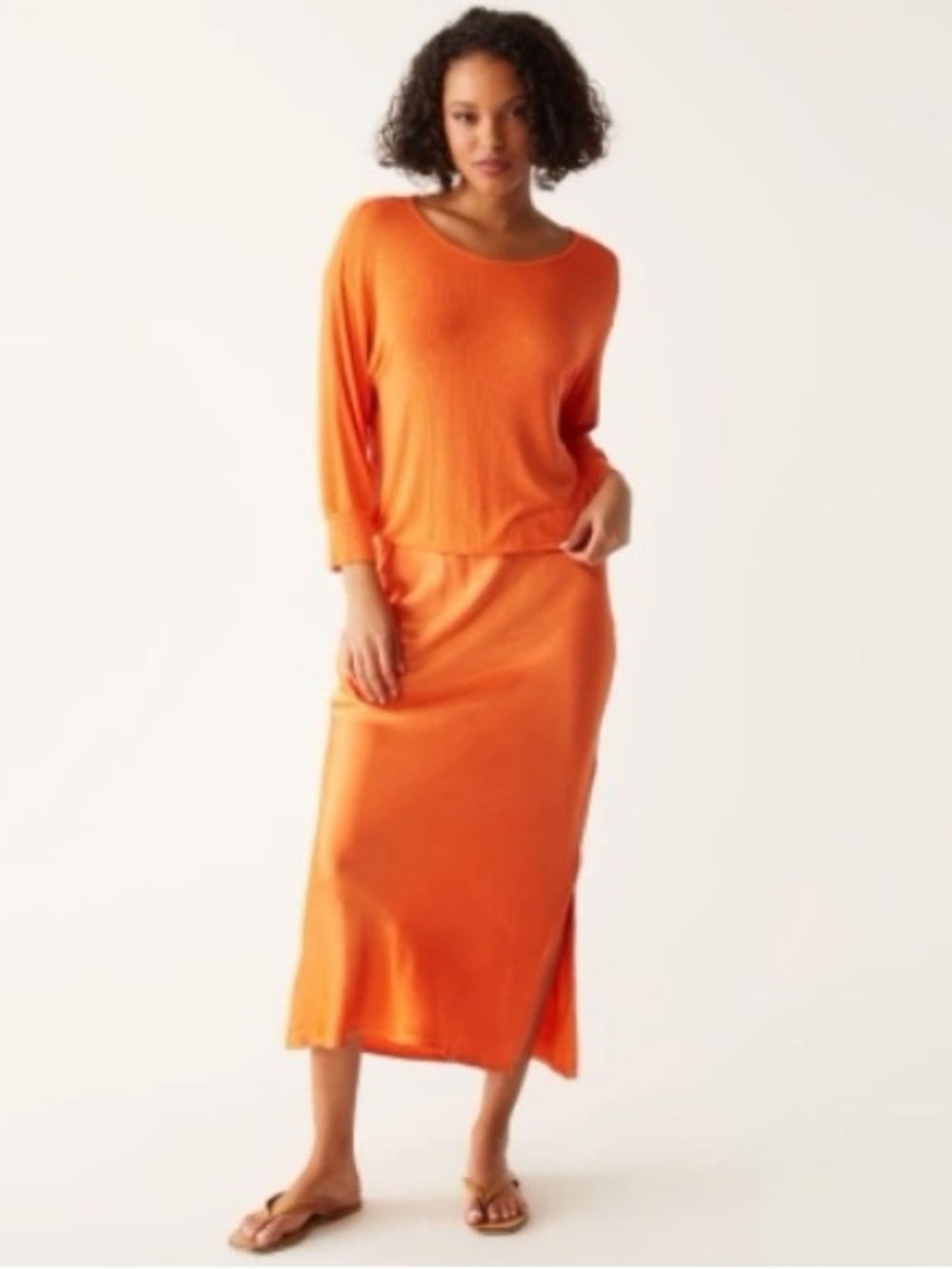 Michael Stars Orange Maxi Dress